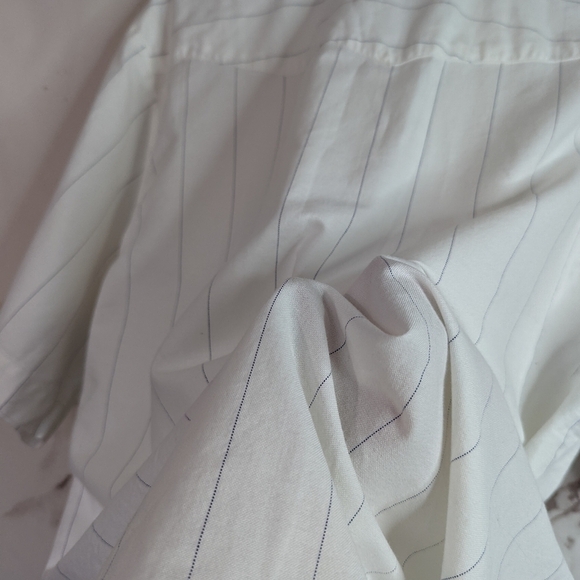 Vintage Roper Shirt Mens Snap Button White  Short Sleeve Size XL Stripe … - Picture 9 of 11